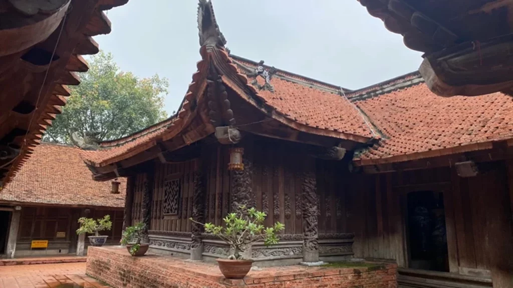 Chùa Đậu lưu giữ nhiều giá trị văn hóa, kiến trúc, nghệ thuật của các vương triều Lý-Trần-Lê-Nguyễn. (Ảnh: Bích Hằng/Vietnam)