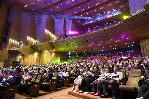 Lễ khai mạc Liên hoan Phim Quốc tế Seoul Larkspur lần thứ năm tại Yeouido ở Seoul vào ngày 30 tháng 5
