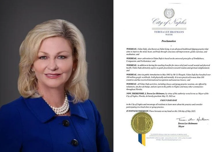 Thị trưởng Naples Teresa Heitmann và thông cáo của bà