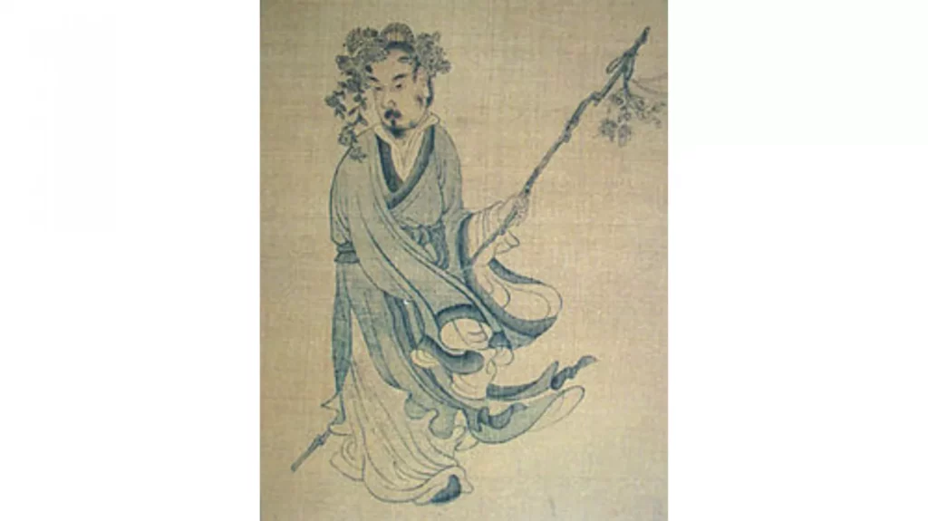 Chân dung Đào Uyên Minh - Trần Hồng Thọ (1598–1652) vẽ (nguồn Wikipedia)