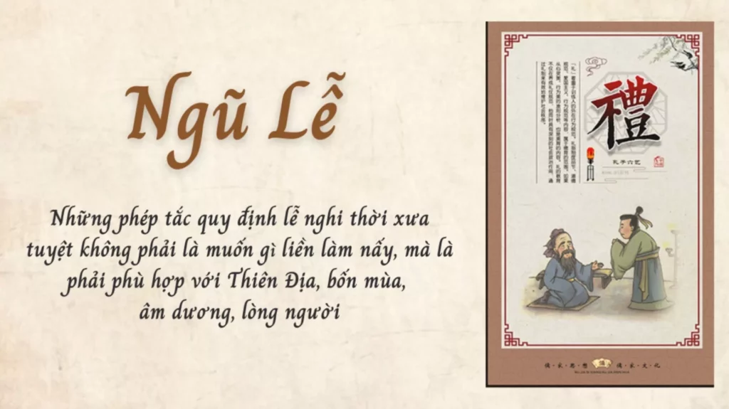 “Ngũ Lễ” (Lễ tiết) rất được coi trọng trong văn hóa xưa