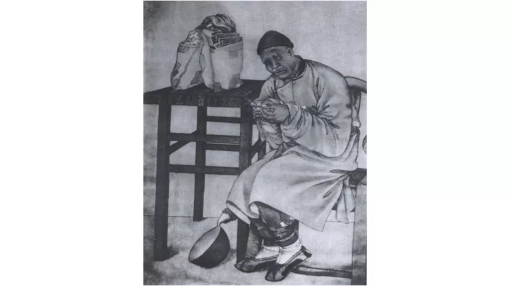 Vũ Huấn chưa từng nghĩ tới lấy vợ sinh con, cả đời không từ bỏ hành khất (Ảnh: Epoch Times Tiếng Việt)