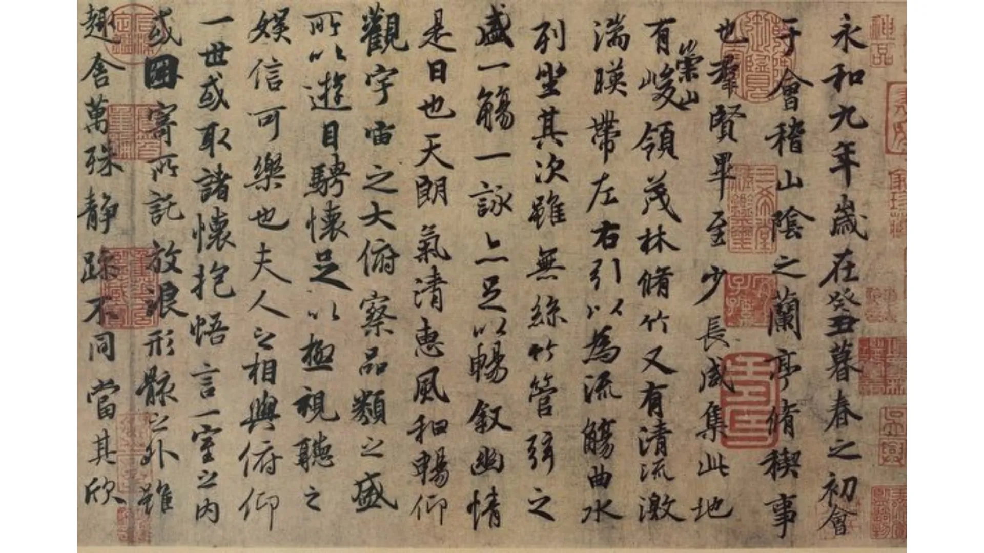 "Lan đình tập tự" tác phẩm của nhà thư pháp Vương Hy Chi