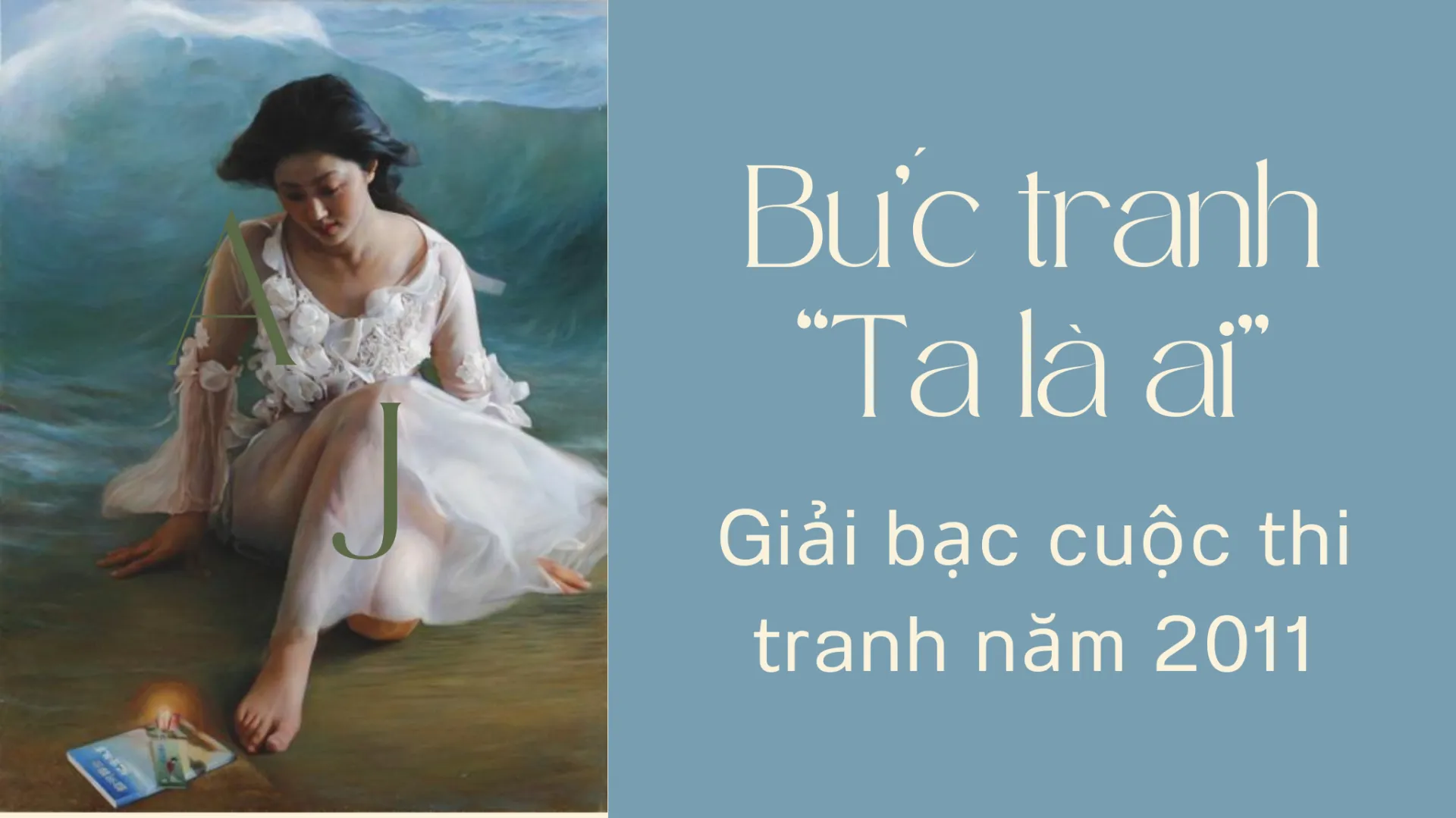 Bức tranh “Ta là ai” - Giải bạc cuộc thi tranh năm 2011