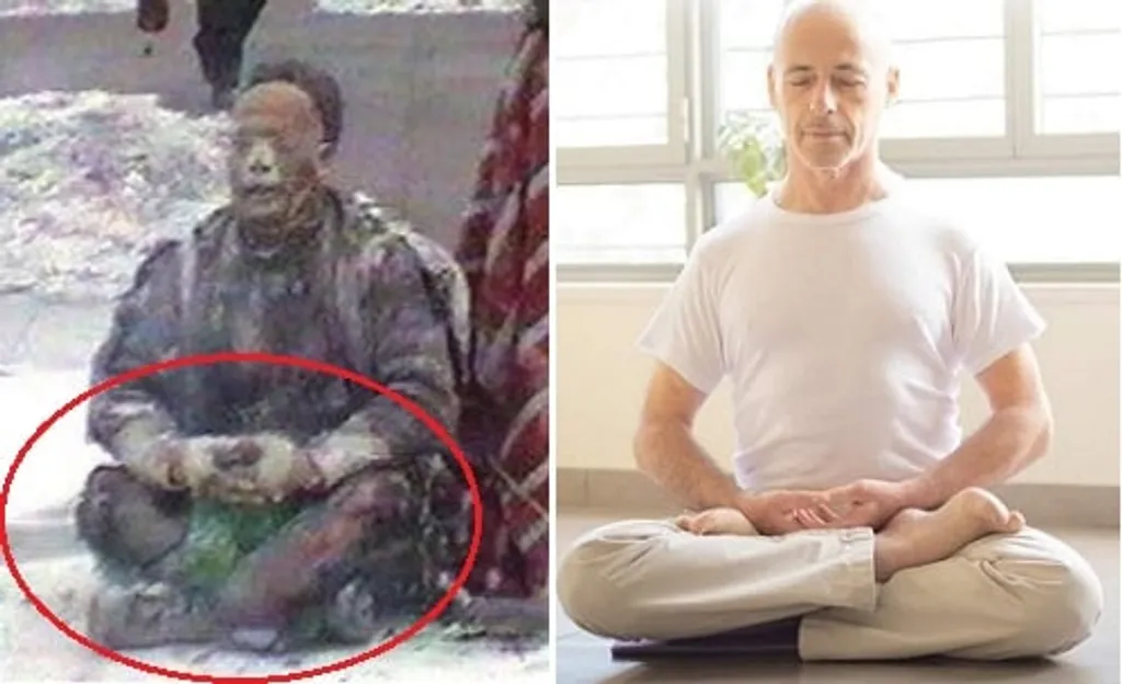 Chai xăng còn nguyên và tư thế ngồi “đả tọa” không đúng (Nguồn từ minhhue.net)