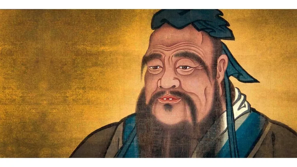 Bức tranh Khổng Tử (Nguồn: Báo Dân trí)