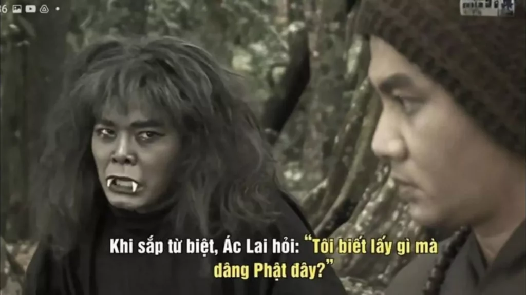 Một cảnh trong video “Tu luyện cả đời không chính quả, một ngày hướng Phật lại hồi Thiên”